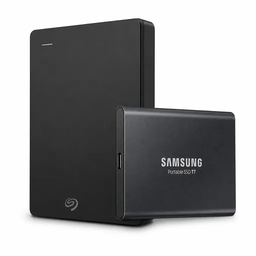 Ulkoiset kiintolevyt (SSD, HDD)