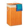 Pyykkikori 65,5x43,5x33,5cm, 83L., oranssi/kermanvärinen