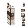 Шкаф для гостиной 84,5x20x49,5см., бежевый/коричневый/светло-коричневый