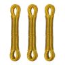 3 pyykkinarun setti, 20 m, keltainen