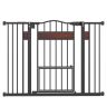 Защитные ворота для собак 104x76см, черного цвета