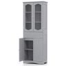 Тумба для ванной 60x30x160см, серого цвета
