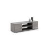 Тумба под телевизор Concrete Design Focus RTV 155x37x40 см, темно-серая.