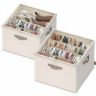 Kenkäjärjestäjä SONGMICS, enintään 16 parille, Beige