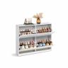 Shoe cabinet VASAGLE LBC035, 4 doors, 16–28 pairs, 24 × 82.7 × 105.5 cm
