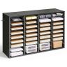 Toimistoasiakirjojen järjestäjä VEVOR ZH650, 36 lokeroa, Musta, 95,7 × 60 × 30 cm