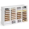 Toimistoasiakirjojen järjestäjä VEVOR ZH651, 36 lokeroa, Valkoinen, 95,7 × 60 × 30 cm
