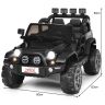 Lasten sähköauto 123x80x80cm, musta väri