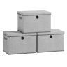 Säilytyslaatikot SONGMICS, 3 kpl, 43 × 30 × 30 cm