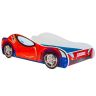 Детская кроватка Car II с матрасом 150 см x 74 см x 44 см, модель Spider Car.