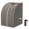 Мини паровая баня 78x87x101см, серого цвета
