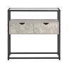Lipasto 81x35x78cm., harmaa/musta väri