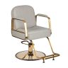Hydraulinen kampaamotuoli Gabbiano Acri, Beige/kultainen
