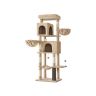 Cat scratching post Feandrea PCT182G01, XL, 2 caves, 2 hammocks, 57 × 45 × 175 cm