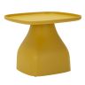 Coffee table Gea, Yellow, 48 × 38 × 48 cm