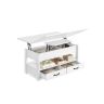 Coffee table VASAGLE LCT254L01, 2 drawers, 4 compartments, 100 × 64.1 × 50 cm