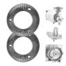 Valurautaiset hiomalaikat VEVOR MP-03G, 2 kpl, 150 × 150 × 5 mm