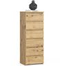 Lipasto CL6, 6 laatikkoa, ruskea, 40 × 109 × 35 cm