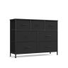 SONGMICS chest of drawers, 4 fabric drawers, 98.8 × 73.7 × 30 cm
