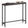 Konsolipöytä VASAGLE LNT035BA01, Harmaa/musta, 80 × 81,2 × 20 cm