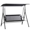 Ulkokeinu Outsunny 172x119x155cm., musta
