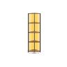 Полка 24,8x48x146,6см., цвет черный/коричневый