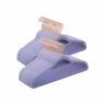 Samettiset henkarit 50 kpl, violetit