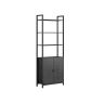 Hylly 24x60x159,5cm, musta