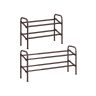Полка для обуви 23x83x42см., темно-коричневая