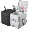Kannettava wc VEVOR Air pump20L, 20 litran jätesäiliö, 43,5 × 35,5 × 43 cm