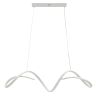 Pendant LED lamp UTER, White, 80 × 120 × 20 cm