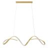 LED pendant lamp UTER, Black/white, 80 × 120 × 20 cm