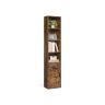 VASAGLE Custos bookshelf, 6-tier, with doors, 24 × 175 × 31.8 cm