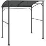 Grillipaviljonki Outsunny 215x150x220cm., tummanharmaa/musta