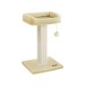 Kissan raapimapuu 45x40x71cm., beige/beige