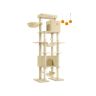 Kissan raapimapuu 78x48x201cm, beige