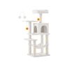 Kissan raapimapuu 45x35x112cm, beige/beige
