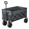 Käsikärry SONGMICS GFW201G101, 200 l, Harmaa, 55 × 91 × 98 cm