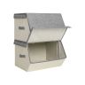 2 taittolaatikon setti, beige