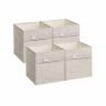 4 laatikon setti 30x30x30cm, beige