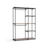 Открытый шкаф с вешалками 43 x 124 x 182 см, цвет тауп