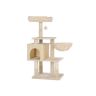 Raapimispuu riippumatolla 110 cm, beige