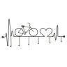 Wall-mounted clothes rack Bicycle, 59 × 26.5 × 3.2 cm