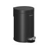 SONGMICS LTB013BZ01 Trash Can, 3 l, Black, 22.4 × 25.4 × 17.3 cm