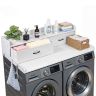 Pesukoneen taso VEVOR DX0202-C250399S-04, 2 laatikkoa, 137 × 30,5 × 69,9 cm