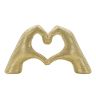 Sculpture Lover, Gold, 25 × 13.5 × 7.5 cm