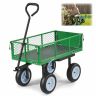 Puutarhakärry VEVOR TC-500, Istuimella, Vihreä, 86 × 46 × 22,5 cm