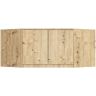 Kaapin päällyskaappi AkordV2 S100, 2 ovea, 100 × 55 × 50 cm