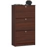 Шкаф для обуви NORE3, темно-коричневый