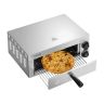 Sähköinen 12 tuuman pizzauuni, 1500 W, ajastimella ja lämpötilan säädöllä